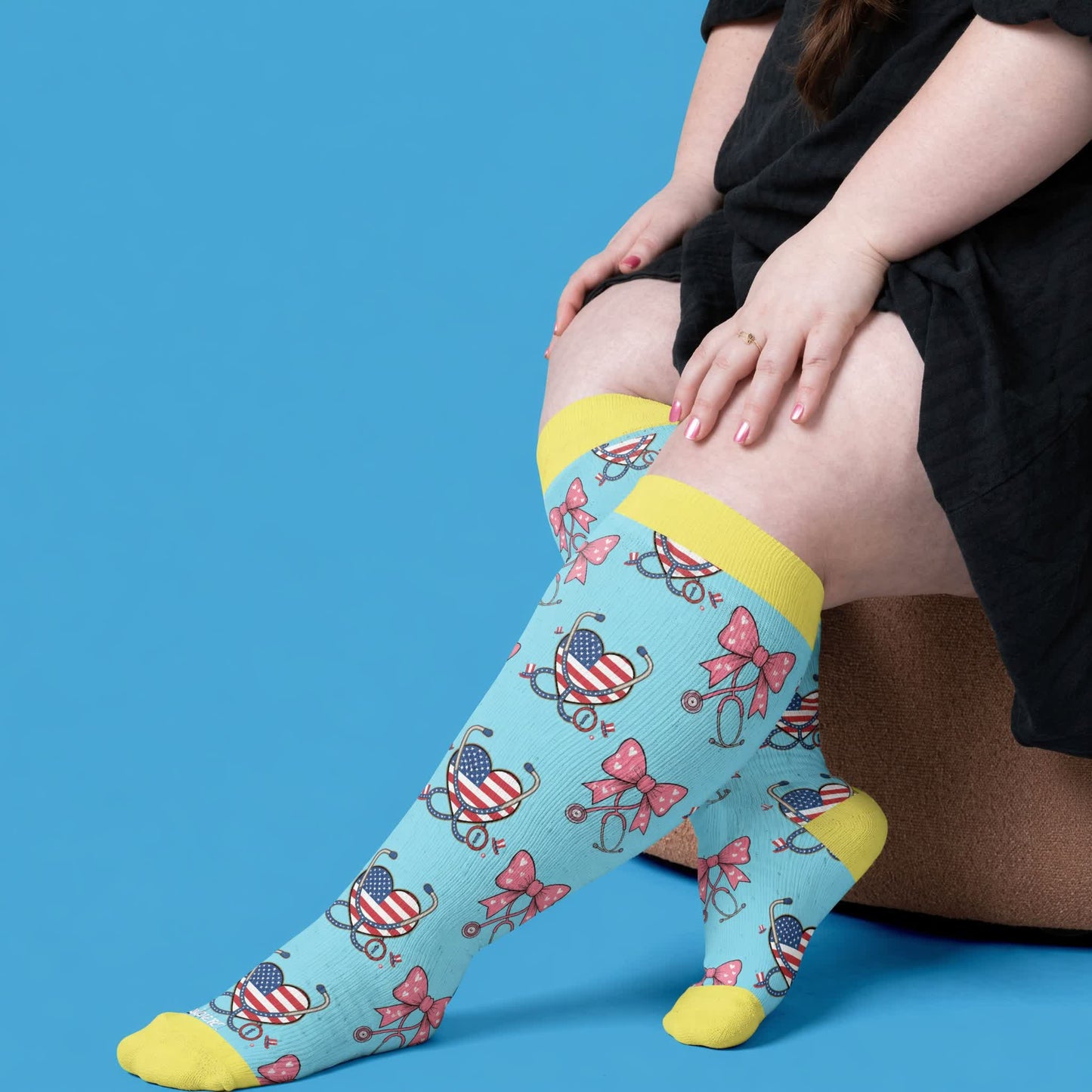 Plus Size Healthcare Compression Socks - image 3