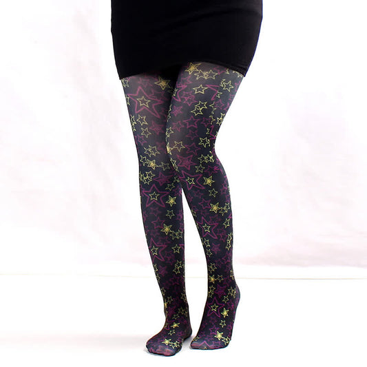 Starry Night Daily Pantyhose - A - One Size - image 0
