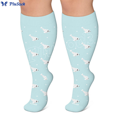 Plus Size Seal Otter Frog Compression Socks - image 7