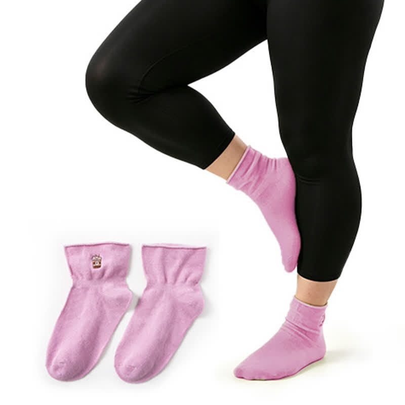 Soft Quarter Socks(2 Pairs) - Pink - EU37-41(US4-8) - image 2