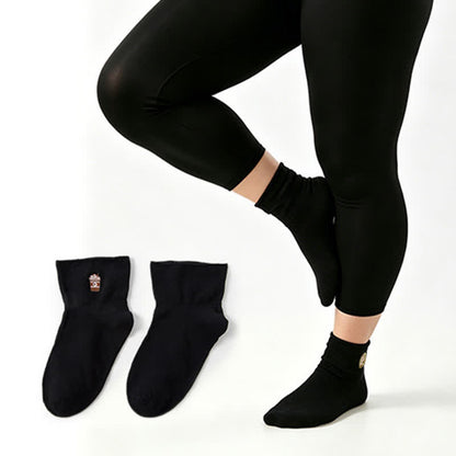 Soft Quarter Socks(2 Pairs) - Black - EU37-41(US4-8) - image 5