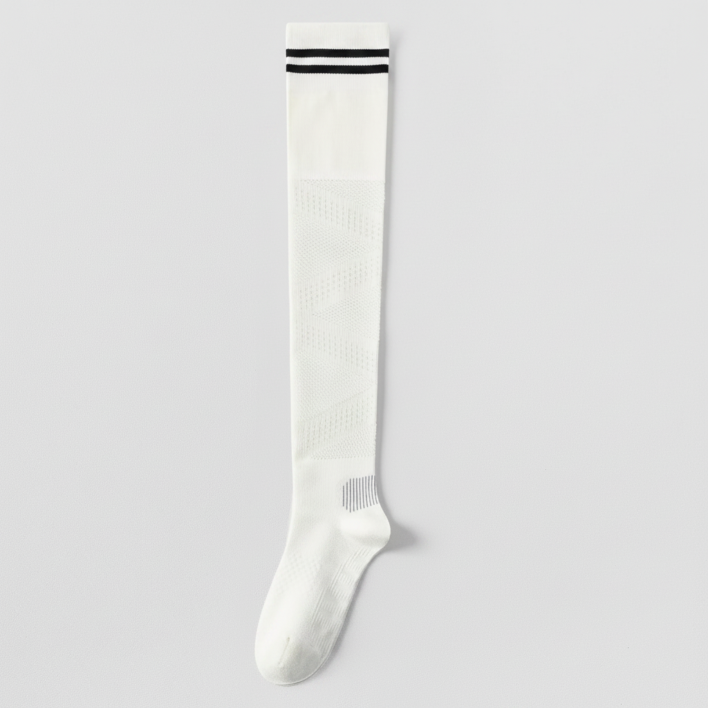 Breathable Thigh High Compression Socks(2 Pairs) - White-A - EU36-39(US3-6) - image 6