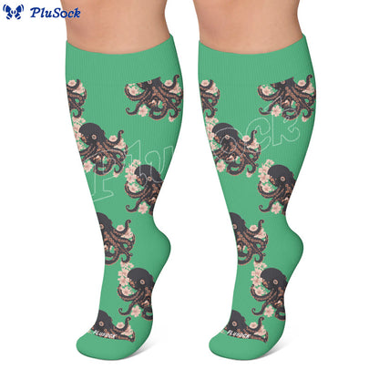 Plus Size Trendy Octopus Compression Socks - image 7