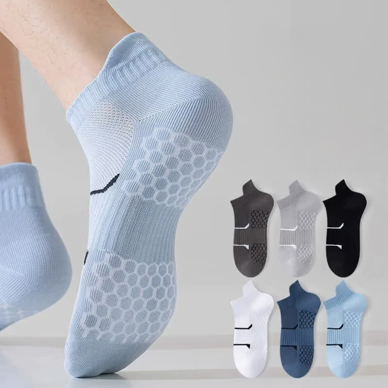 Breathable Ankle Socks(6 Pairs) - Multicolor - EU38-44(US5-10) - image 1