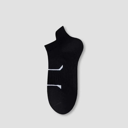Breathable Ankle Socks(6 Pairs) - Black - EU38-44(US5-10) - image 5