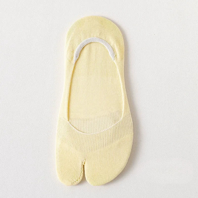 Soft No Show Socks(3 Pairs) - Yellow - EU36-39(US3-6) - image 7