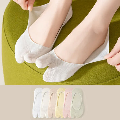 Soft No Show Socks(3 Pairs) - Yellow+Green+Pink - EU36-39(US3-6) - image 0