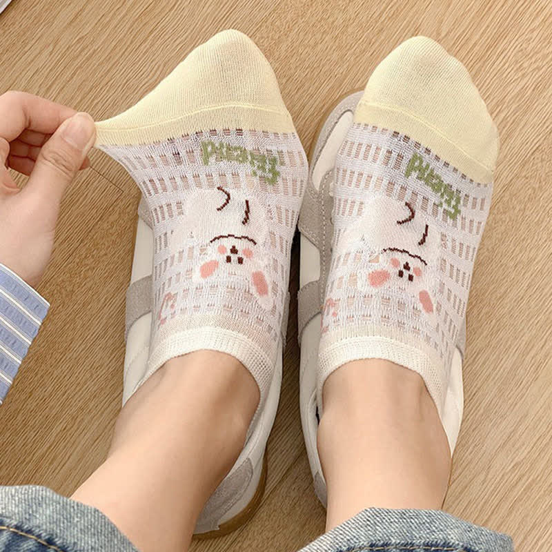 Cute Breathable No Show Socks (5 Pairs) - image 6