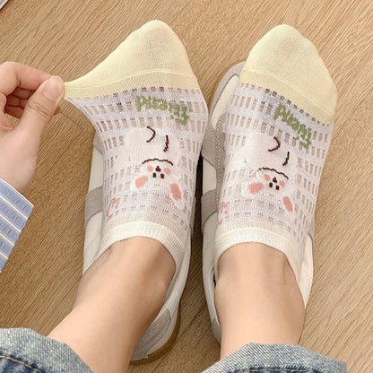 Cute Breathable No Show Socks (5 Pairs) - image 6