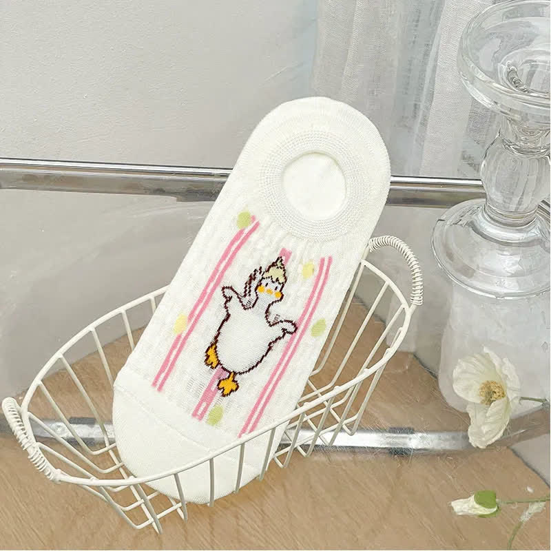Cute Breathable No Show Socks (5 Pairs) - E - EU36-39(US3-6) - image 13