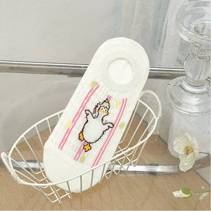 Cute Breathable No Show Socks (5 Pairs) - E - EU36-39(US3-6) - image 13