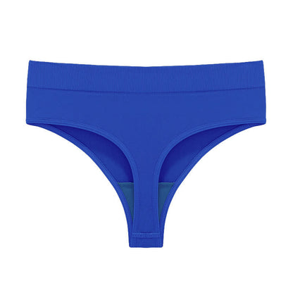 Soft Stretch Seamless Thong Panties(5 Packs) - Royal Blue - 3XL - image 16