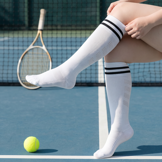 Mesh Stripe Compression Socks(2 Pairs) - image 0