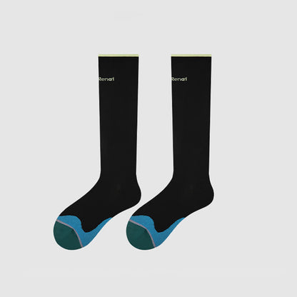 Varsity Stripe Compression Socks(2 Pairs) - Black - EU35-39(US2-6) - image 10