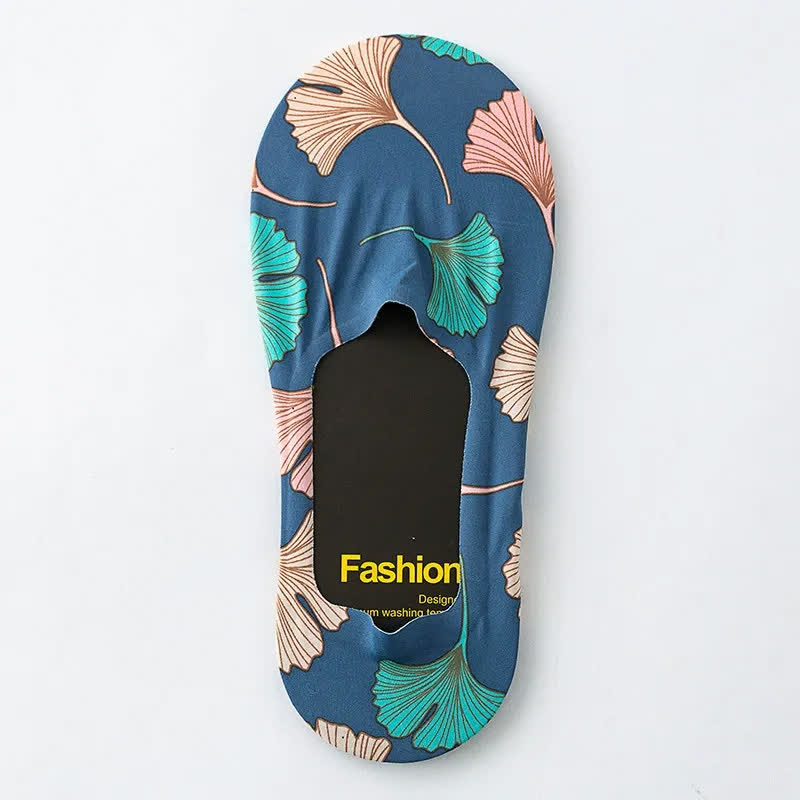 Playful Cartoon Animal Print No Show Socks(7 Pairs) - D - EU39-44(US6-10) - image 15