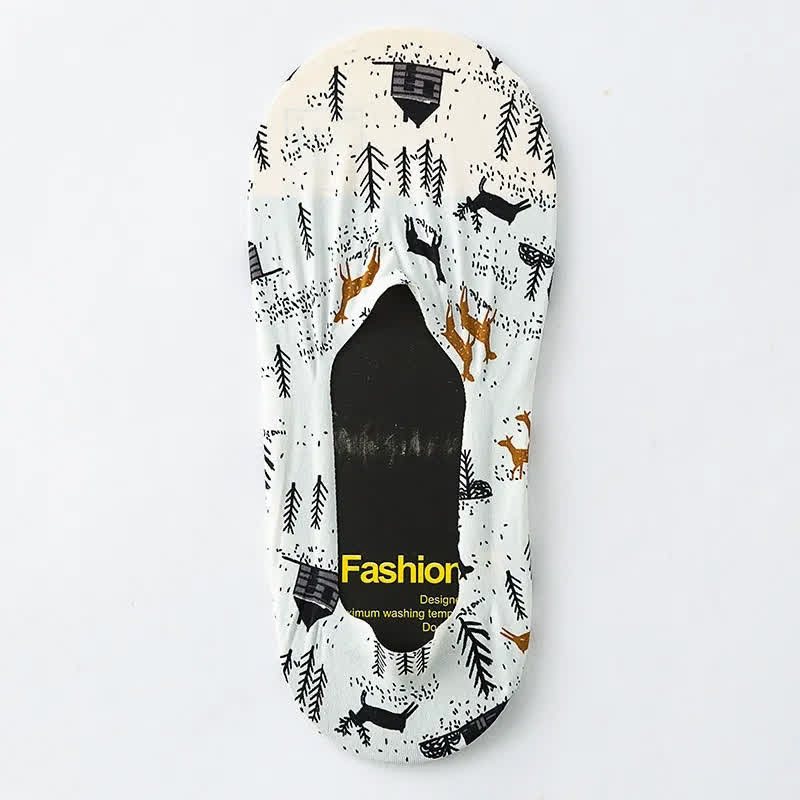Graffiti No Show Socks(7 Pairs) - I - EU39-44(US6-10) - image 8