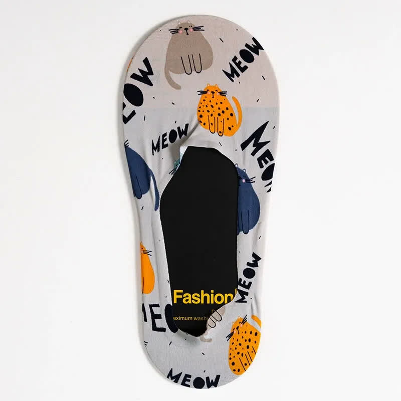 Graffiti No Show Socks(7 Pairs) - M - EU39-44(US6-10) - image 13