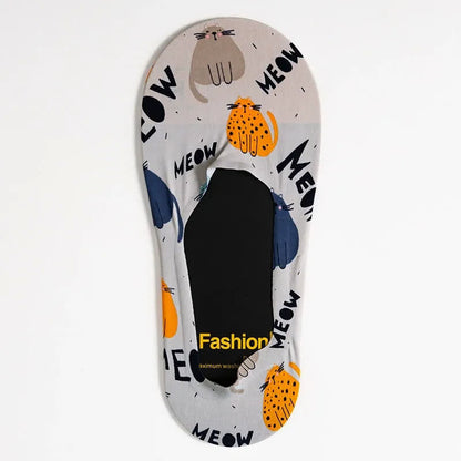 Graffiti No Show Socks(7 Pairs) - M - EU39-44(US6-10) - image 13