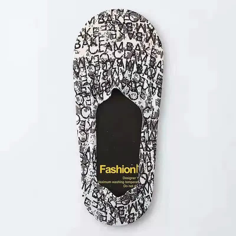 Graffiti No Show Socks(7 Pairs) - C - EU39-44(US6-10) - image 10
