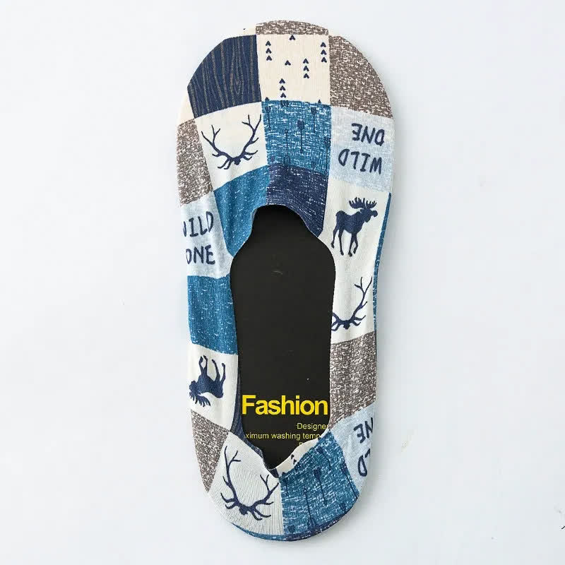 Graffiti No Show Socks(7 Pairs) - D - EU39-44(US6-10) - image 14