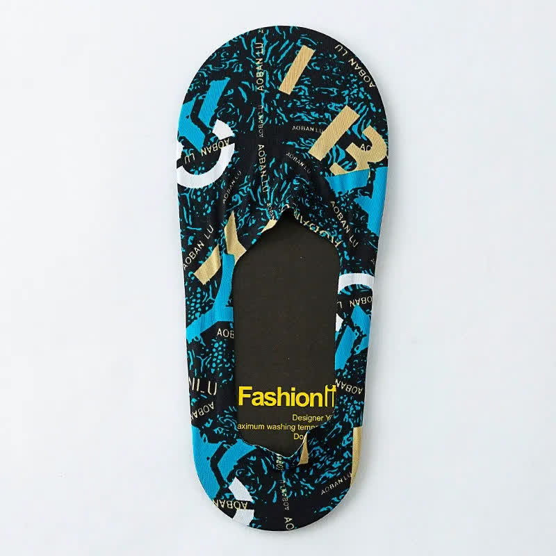 Graffiti No Show Socks(7 Pairs) - E - EU39-44(US6-10) - image 15