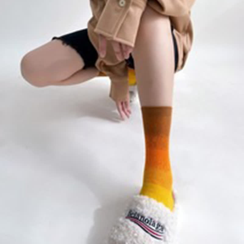 Sweet Gradient Quarter Socks(2 Pairs) - image 5