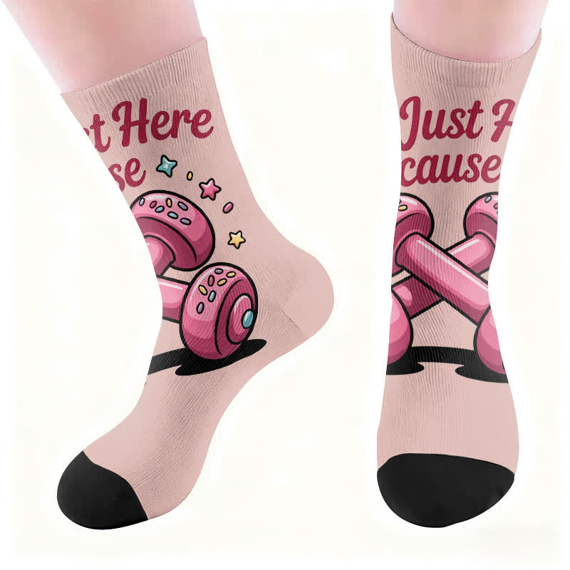 Alphabet Fitness Socks - Pink(1 Pair) - EU37-44(US4-10) - image 5