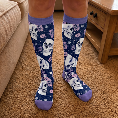 Plus Size Skull Series Compression Socks - image 3