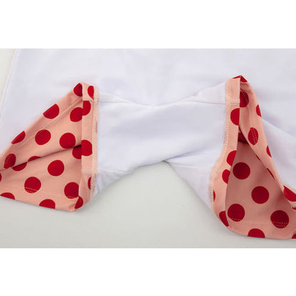 Blush Polka Dot Skirted Swimwear - image 8