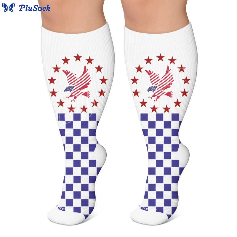 Plus Size Eagle Standard Compression Socks - image 7