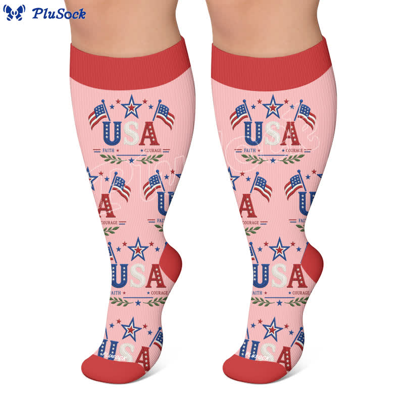 Plus Size Eagle Standard Compression Socks - image 6