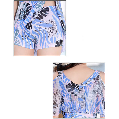 Elegant Mesh Off Shoulder Swimwear - image 4