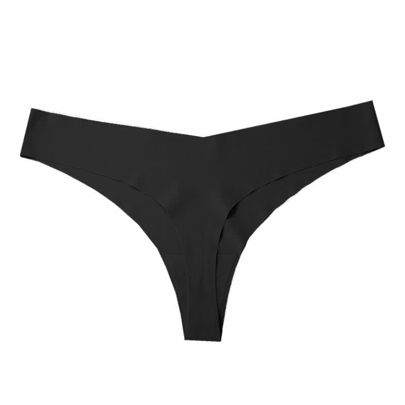 Smooth Low Rise Seamless Panties(3 Packs) - Black - XXL - image 11