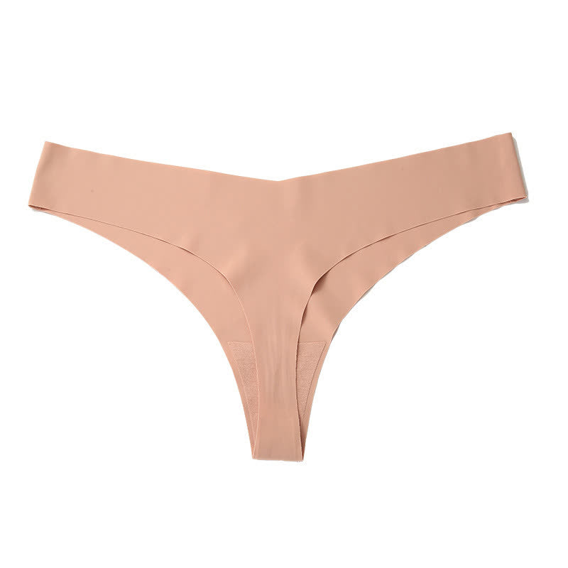 Smooth Low Rise Seamless Panties(3 Packs) - Pink - XXL - image 14