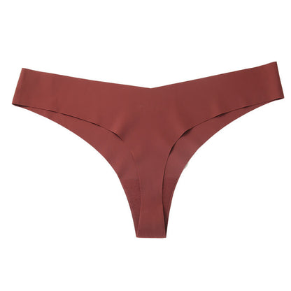 Smooth Low Rise Seamless Panties(3 Packs) - Brown - XXL - image 16