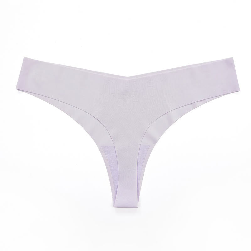 Smooth Low Rise Seamless Panties(3 Packs) - Light Purple - XXL - image 19