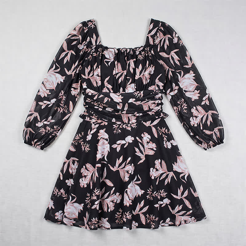 Floral Square Neck Swimwear - image 8