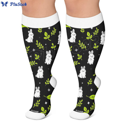 Plus Size Frog Cow Rabbit Compression Socks - image 6