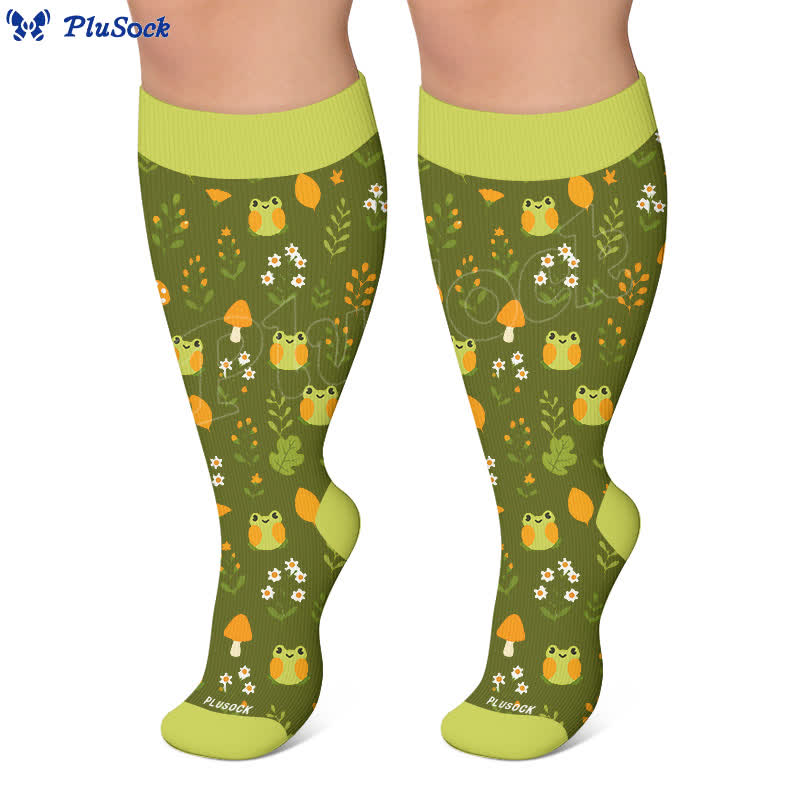 Plus Size Frog Cow Rabbit Compression Socks - image 7