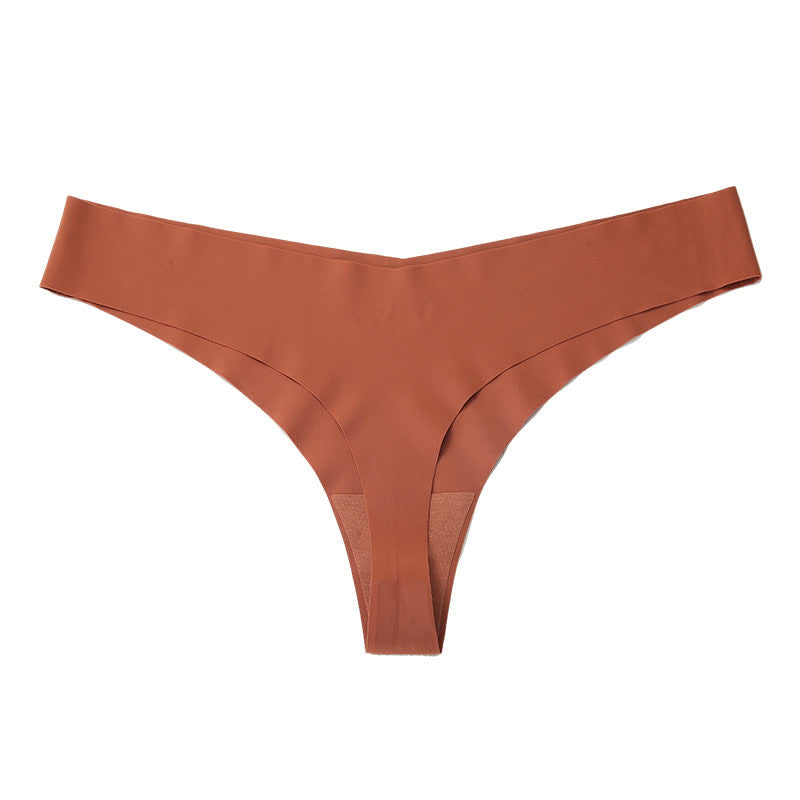 Smooth Low Rise Seamless Panties(3 Packs) - Coffee - XXL - image 13
