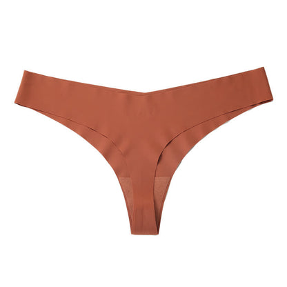 Smooth Low Rise Seamless Panties(3 Packs) - Coffee - XXL - image 13