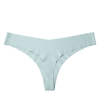 Smooth Low Rise Seamless Panties(3 Packs) - Light Blue - XXL - image 18
