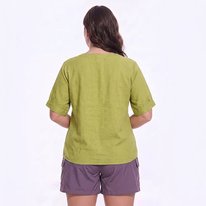 Plus Size Embroidered Relaxed Blouse - image 13