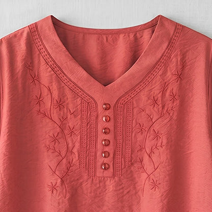 Plus Size Embroidered Relaxed Blouse - image 20