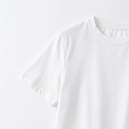 Asymmetrical Ruffle Hem Relaxed Short Sleeve Blouse - image 11
