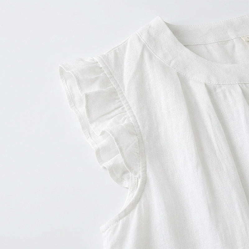 Plus Size Ruffle Trim Sleeveless Blouse - image 10