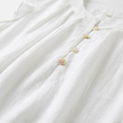 Plus Size Ruffle Trim Sleeveless Blouse - image 9