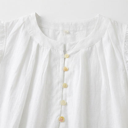 Plus Size Ruffle Trim Sleeveless Blouse - image 8