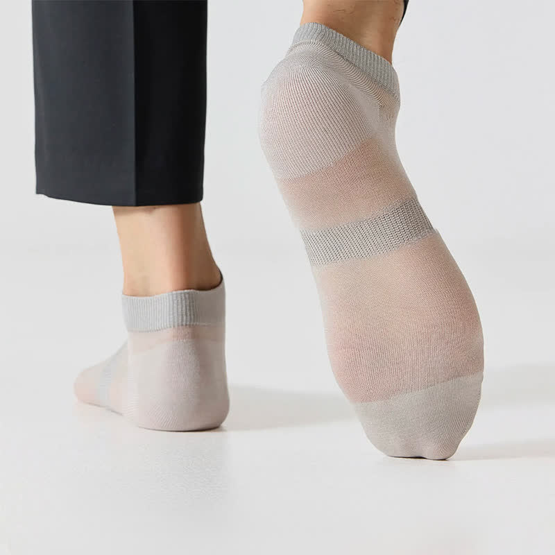 Air Mesh Sheer Ankle Socks(3 Pairs) - image 3