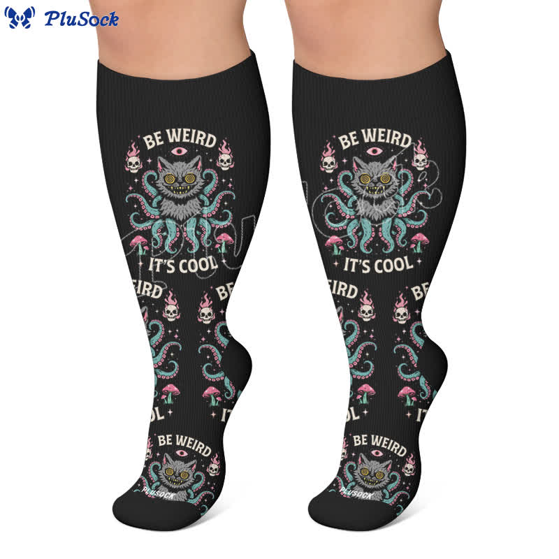 Plus Size Cat World Compression Socks - image 6